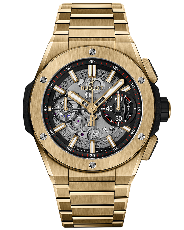 ■HUBLOT(ウブロ) ■ビッグ・バン インテグレーテッド イエローゴールド ■451.VX.1130.VX