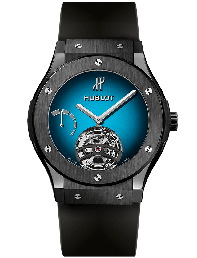 ■ウブロ（HUBLOT）■クラシック・フュージョン スケルトン トゥールビヨン ブルーグラデーション ■505.CM.5171.RX.MYOS